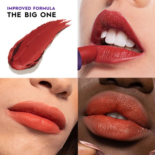 URBAN DECAY Vice Hydrating Lipstick (The Big One - Warm Brick Nude - Matte Finish), Creamy Formula, Moisturizing Lip Color with Aloe Vera & Avocado Oil, Vegan, Cruelty-free - 0.11 oz