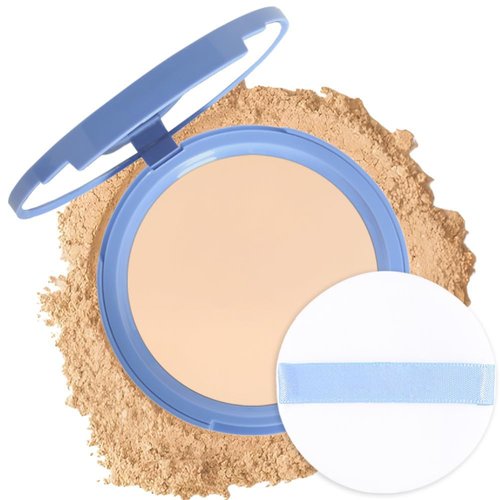 Oil Control Face Pressed Powder, Matte Smooth Flawless Setting, Waterproof Long Lasting Finishing Powder, Cruelty Free, Lightweight, 0.35 oz (NATURAL BEIGE, A)