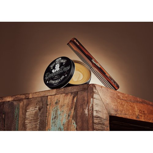 Dapper Dan Handmade Hair Styling Comb, Hand Polished for a Smooth Glide Through Hair, Gentle Non-Scratch Treatment of the Hair and Scalp 170mm x 30mm