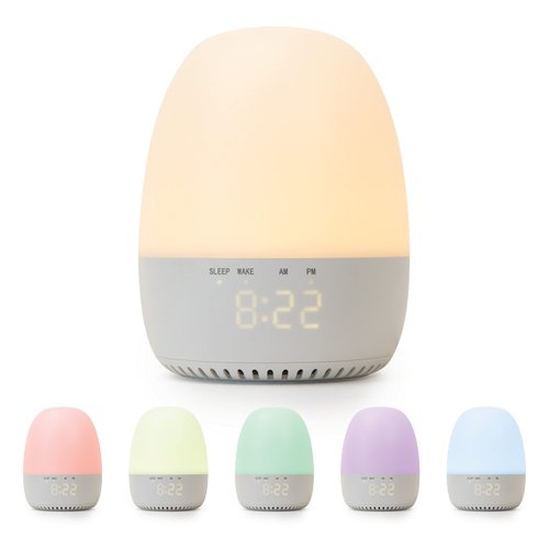 Yogasleep Light to Rise White Noise Sound Machine & Sleep Trainer with Night Light. Sleep Aid for Baby & Toddler, 30 Soothing Sounds Including Lullabies & Nature Sounds, Registry & Nursery Must Have
