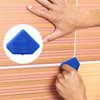 Outus 2 Pieces Caulking Tool Set Silicone Sealant Grout Finishing Tool for Kitchen Bathroom Floor Sealant Sealing (Blue)
