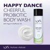 NxN Happy Dance Cheerful Body Wash, Lily Pear Scented Creamy Yogurt Probiotic Natural & Organic Formula, 8 Fl Oz