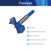 Hegebeck Forstner Drill Bits 2" Woodworking Hole Saw Boring Drill Bits Carbide Wood Drilling Cutter with 2/5inch Hex Handle for Wood Plastic Plywood