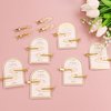 No Bend Hair Clips 24PCS No Crease Hair Clip for Styling Gold Glitter Bridesmaid Hair Clips for Makeup Get Ready Hair Setting Clips for Bangs Bridesmaid Proposal Gifts(24 pcs/12 cards)