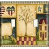 SnazzySwitch American Home Decorative Light Switch Cover - Double Toggle Wall Plate