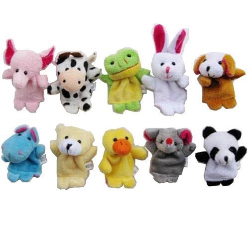 Finger Puppet Set | The Original Storytime Learning Aid | 16 Pack | Puppets for Teachers | Parents | Students & Children - Storytelling Reading Prop