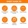 Nykaa Naturals Skin Secrets Bubble Sheet Mask, Sandalwood and Orange, 0.67 oz - Hydrating Face Mask - Sheet Face Mask for Clear, Blemish-Free Skin