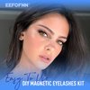 Magnetic Eyelashes with Applicator Magnetic Lashes Fluffy Magnetic Eyelashes without Eyeliner Natural Look Cat Eye Eyelashes Magnetic Lashes with Clamp Reusable No Glue False Eyelashes by Eefofnn
