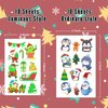 216 Styles Christmas Party Favors, 20 Sheets Christmas Decoration Christmas Luminous Tattoos Temporary, Glitter Tattoos Christmas Treats Christmas Party Favors Stocking Stuffers for Kids, Teenage Girl