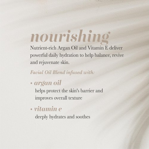 Pearlessence Argan & Vitamin E Facial Oil | Powerful Hydration to Help Balance, Revive & Rejuvenate Skin | Made in USA, Cruelty Free & Paraben Free