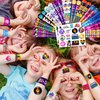 48 70s Disco 24PCS 70s Disco Temporary Tattoos Sticker 24PCS Slap Bracelets Perfect for Themed Birthday Party Favors Baby Showers or Classroom Rewards Ideal Decor and Gifts for Girls and Boys