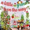 Christmas Baby Shower Decorations Christmas Baby Shower Banner with Christmas Hanging Decorations for Baby Shower Whoville Christmas Decorations Christmas Baby Shower Party Supplies