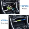 JDMCAR Center Console Organizer Compatible with Toyota RAV4 2024 2023 2022 2021 2020 2019 and 2021-2024 RAV4 Prime, ABS Material Insert Tray Gear Shift Secondary Storage Box