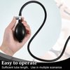 2 Set Blood Pressure Bulb Pump Replacement Rubber Inflation Bulb Adjustable Blood Pressure Pump Blood Pressure Monitor Manual Pump Blood Pressure Hand Pump with Tubing Air Valve for Sphygmomanometer