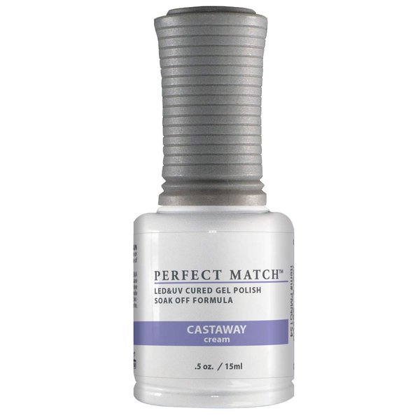 LeChat Perfect Match Gel Polish, Castaway, 0.5 Fl Oz (PMS154)