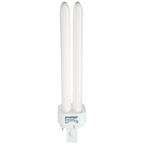 Sylvania (10 Pack) 21114 CF26DD/835/ECO 26-Watt 3500K 2-Pin Double Tube Compact Fluorescent Lamp, 10 Count (Pack of 1), White