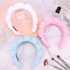 ACO-UINT 3 Pack Spa Headbands for Washing Face, Skincare Headbands Makeup Headband Sponge Face Wash Headbands, Terry Cloth Headbands Puffy Hair Band for Washing Face