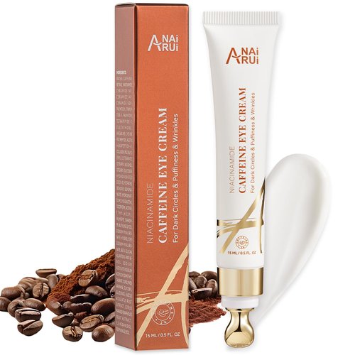 ANAI RUI Caffeine Eye Cream, Niacinamide Eye Cream for Dark Circles and Puffiness, Anti Aging &amp; F...