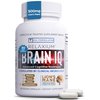 BrainIQ Nootropic Brain Supplements for Memory and Focus | Memory Supplement for Brain Health | Cognitive Supplement & Memory Pill with Lion's Mane, L-threonine & Coffee Extract | Vegan, 60 Capsules