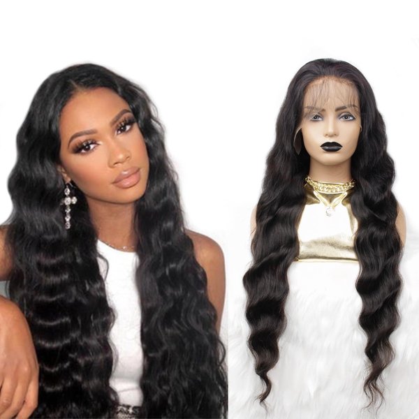 Lace Front Wigs Human Hair 13x4 Glueless Lace Frontal Wigs Human Hair Pre Plucked 150% Density Human Hair Wigs For Black Women With Baby Hair (Wave 13x4 Lace Front Wigs Human Hair, 12inch)