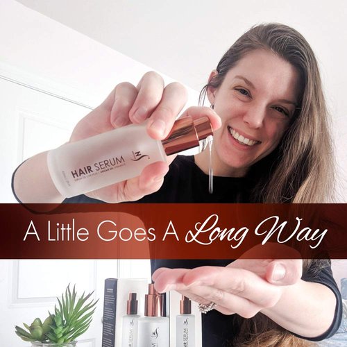 HerStyler Hair Repair Serum - Argan Oil Hair Serum for Frizz Control, Shine and Straightening - Serum for Hair with Vitamin E and Aloe Vera - 2 Fl. Oz. / 60 Ml