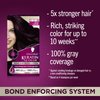 Schwarzkopf Keratin Color Permanent Hair Color, 1.9 Rich Caviar, 1 Application - Salon Inspired Permanent Hair Dye, for up to 80% Less Breakage vs Untreated Hair and up to 100% Gray Coverage
