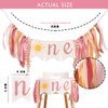 You Are My Sunshine High Chair Banner,Sun Themed First Birthday Party Decorations For Girl, Modern Sun One Garland For High Chair, Ribbon Tutu Skirt Baby Girl Shower Supplies