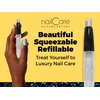 Nail Care Headquarters Refillable Holographic Cuticle Oil Pen for Nails - Empty Holo Squeeze Nail Oil Pen with Brush from by Bliss Kiss 3-Pack