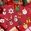 BlockPro Christmas Ornaments Building Sets 14-in-1, Christmas Tree, Bells, Wreath, Stocking, Snowman, Santa, Candy Cane, Reindeer, Nutcracker, Gingerbread, Snowflake, Ideal Xmas Gifts for Kids