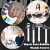 WinnerWhy 24 Pcs Music Note Bubble Wands Mini Bubble Wands Music Bubbles Party Favors Bulk Musical Theme Party Toys Gifts for Birthday Wedding Baby Shower and Anniversaries