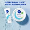 NIVEA Soft All-Purpose Moisturizing Cream (75 mL), Everyday Moisturizer and Hand Cream for Use After Hand Sanitizer or Hand Soap Light and Non-Greasy Formula