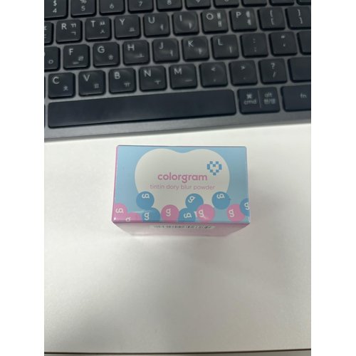 COLORGRAM Tintin Dory Blur Powder 0.14oz | Long-Lasting Pore-Perfecting Facial Blur Powder | Oil-Control Compact Powder for Smooth Matte Finish | Lightweight Silky Formula for Flawless Skin