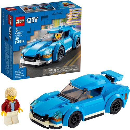 LEGO City Sports Car 60285 Building Kit; Playset for Kids, New 2021 (89 Pieces)