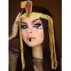 CAKURE Egyptian Snake Headpiece Gold Sequins Headband Cleopatra Beaded Costume Headdress Cosplay Costume Halloween Hair Accessories for Women and Girls