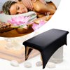Stretchy Lash Bed Cover for Lash Extension Bed, Protective Spa Treatment Sheet Set for Lash Bed Topper or Massage Bed (Black)