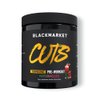 BLACKMARKET CUTS Pre Workout - Flavored Energy Powdered Drink Mix for Men & Women, Great for Muscle Definition, Thermogenic, Creatine Free (Watermelon, 30 Servings)