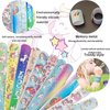 NovaHance 36 PCS Unicorn Slap Bracelets Kids Party Favors,Bulk Snap Bracelet Party Favors Supplies for kids&teens Gifts Teacher Classroom School Favors Prizes Exchanging Gift