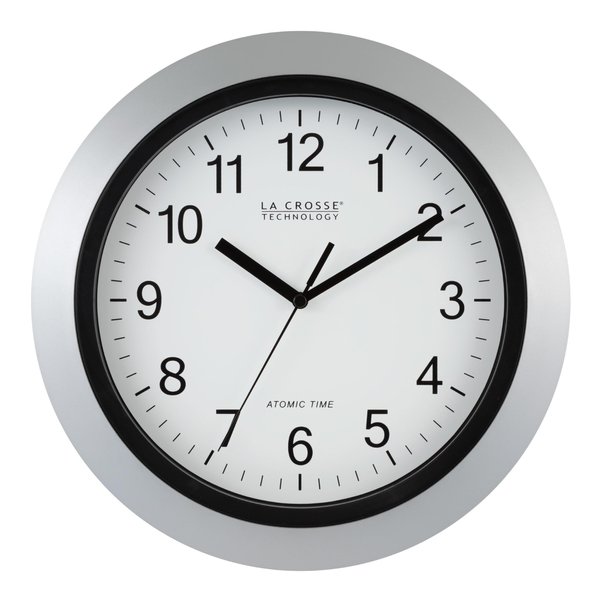 La Crosse Technology WT-3129S 12 Inch Atomic Analog Wall Clock