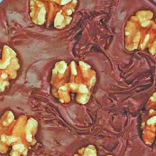 Home Made Creamy Chocolate Walnut Fudge - 1 1/2 Lb Box