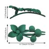 7 PACK Flower Alligator Hair Clips Matte Curved Hair Claw No Slip Hair Clips Volume Strong Hold Clip Hair Claw Hair Accessories for Women Girls