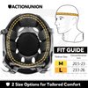 ACTIONUNION Airsoft Fast Helmet Basic Set PJ Type Tactical Paintball Helmet (Medium, Black)