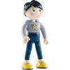 HABA Little Friends Liam - 3.75" Boy Dollhouse Toy Figure with Black Hair