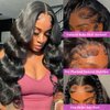 CITY GIRL Body Wave Lace Front Wigs Human Hair 26 Inch 13x4 hd Transparent Lace Frontal Wig 180 Density Lace Front Wigs Human Hair Body Wave Wigs Brazilian Human Hair Pre Plucked with Baby Hair