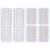 Rindion Breadboard, 6PCS Bread Board, Breadboard Kit Includes 2PCS 830 Point + 4PCS 400 Point, Power Distribution Connection Block for Arduino, Proto Shield and Prototype Shield