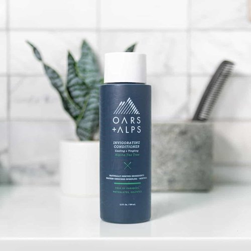 Oars + Alps Men's Sulfate Free Conditioner, Infused with Witch Hazel and Tea Tree Oil, Alpine Tea Tree, 13.5 Fl Oz