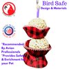 1932CT Tartan Two Cake Bird Toys Foraging Parrot Cage Toy Sola Shred Chew