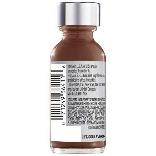 L'Oreal Paris Makeup True Match Super-Blendable Liquid Foundation, Hot Chocolate C9.5, 1 Fl Oz,1 Count