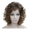Lydell Short Soft Super Curly Synthetic Wigs Layered Natural Movement Dark Auburn and Strawberry Blonde mix