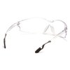 Pyramex Achieva Safety Glasses, Gray Temples/Clear Lens