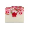 Grecian Summer Bloom Natural Soap, 2-Pack - Plumeria Scented Soap Bars, Floral Handmade Soap, All Natural Bar Soap for Women, Decorative Soaps